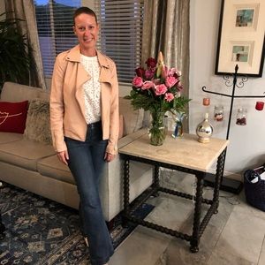 This faux leather jacket is from Just Fab.